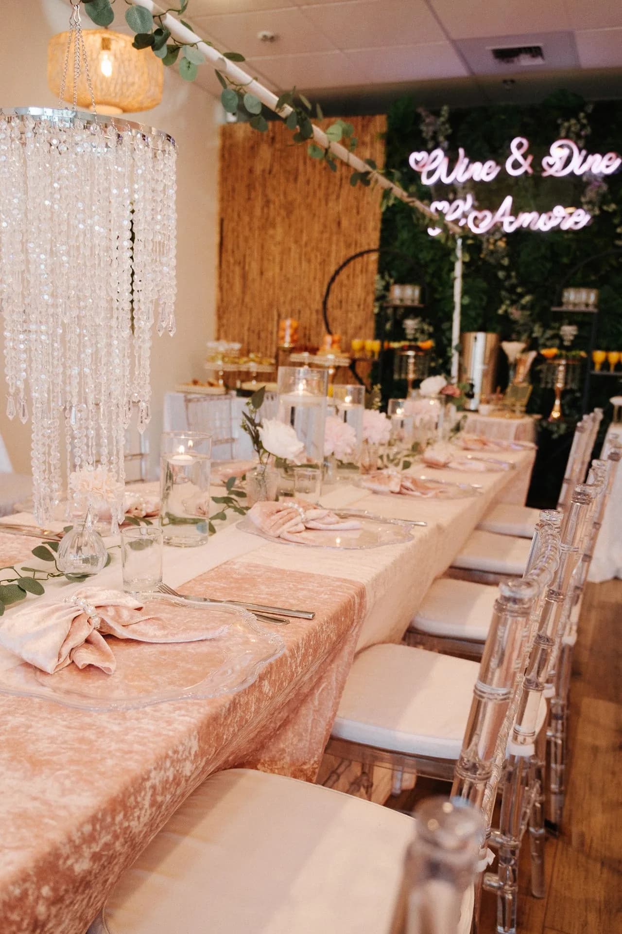 Shower venue and table inspiration