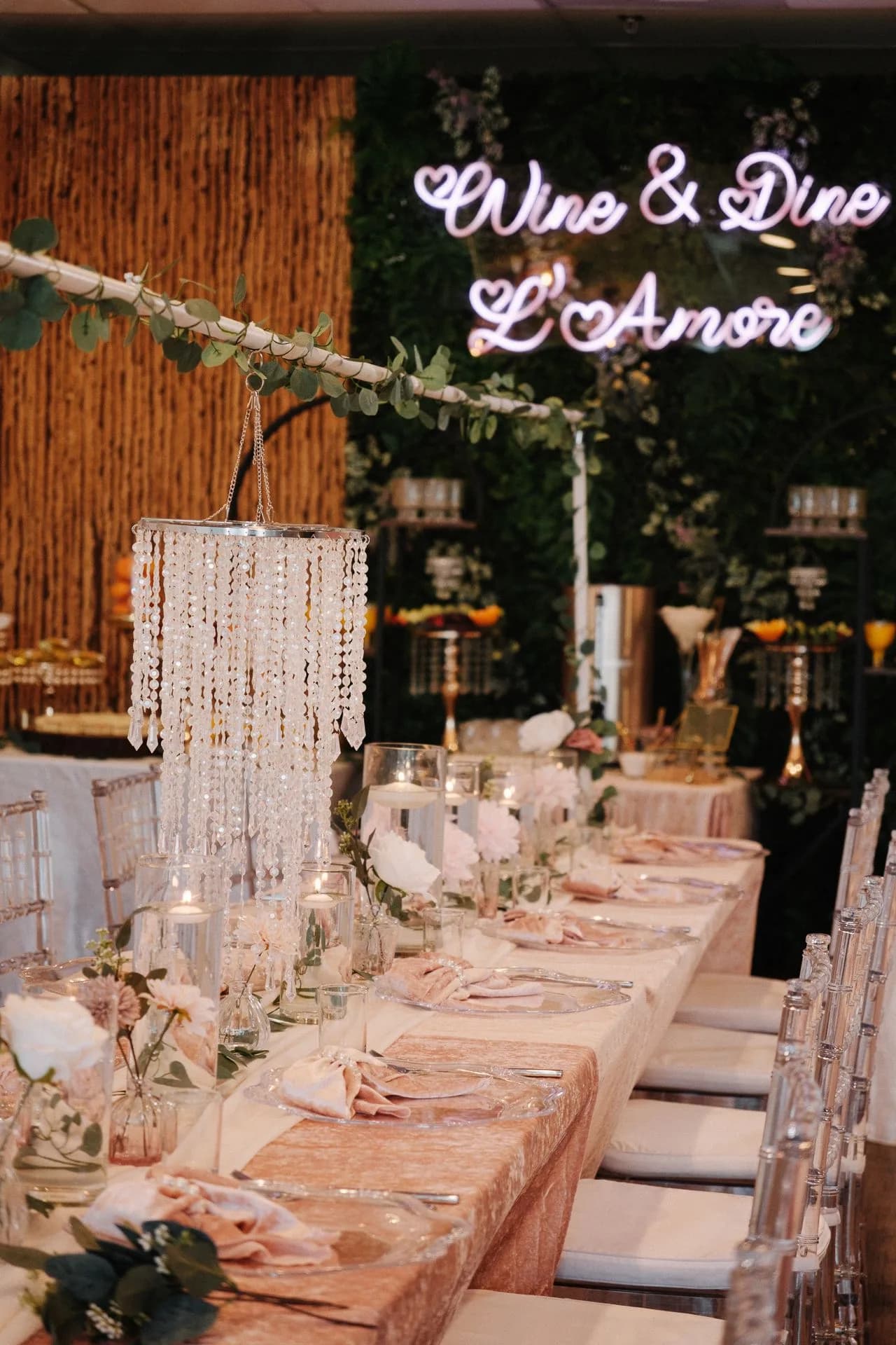 Intimate wedding venue and table inspiration