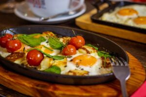 Turkish Breakfast with Eggs