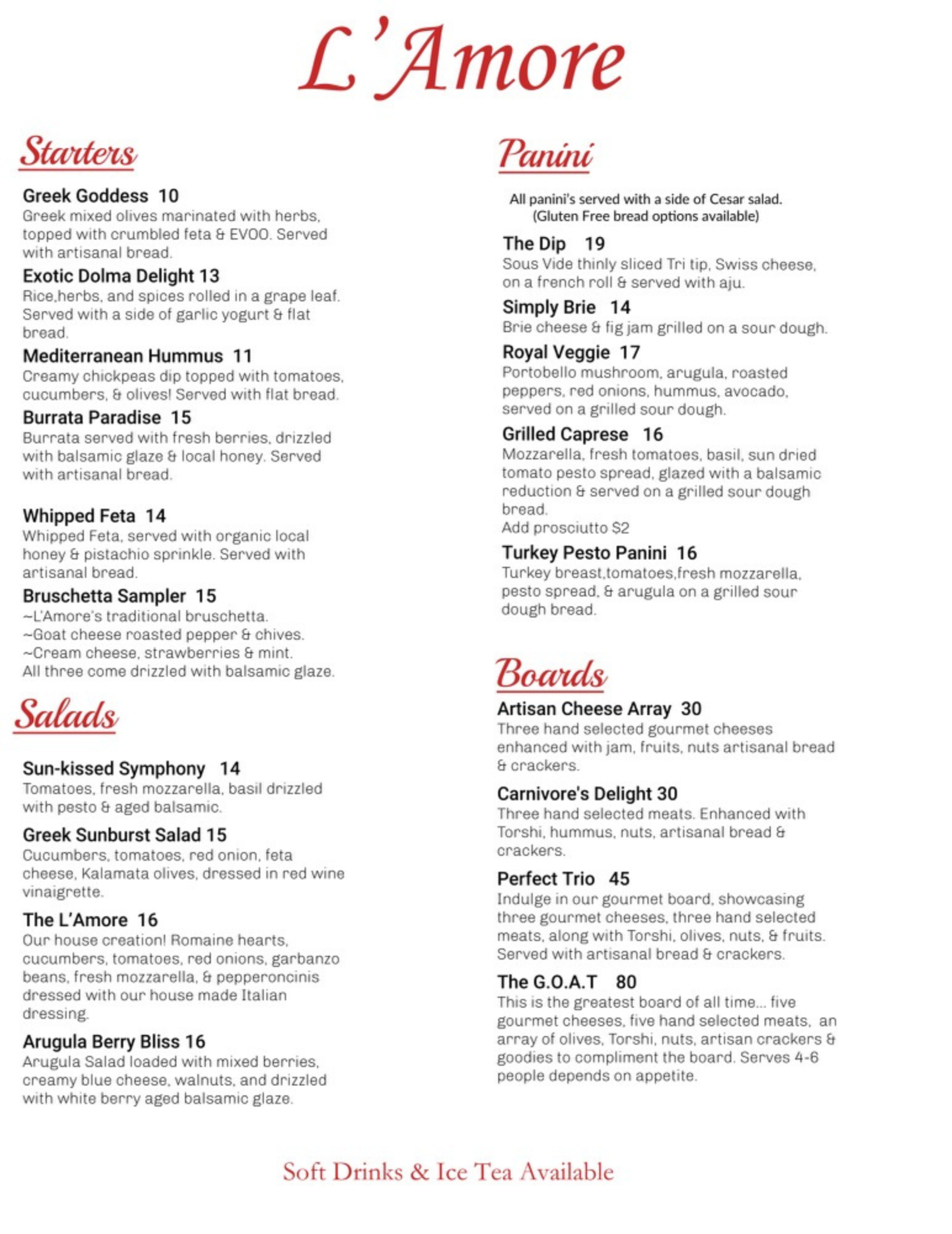 L’amore Wine & Dine Home Page L'amore Wine & Dine